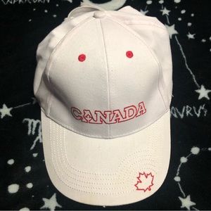 Canada Red & White Maple Leaf Hat